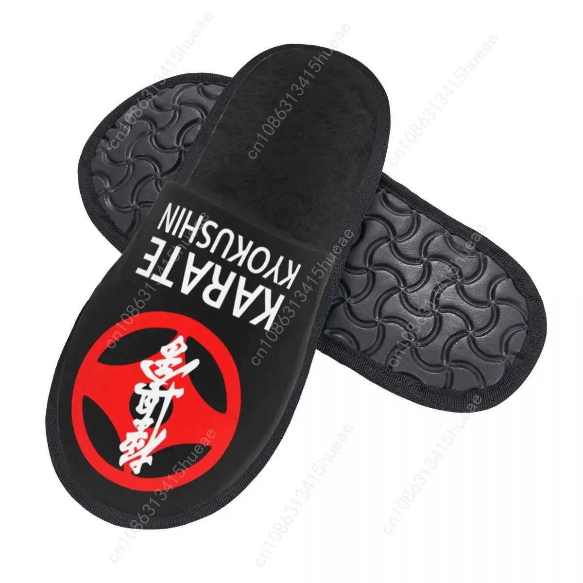 Karate Kyokushin House Slippers Women Soft Memory Foam Martial Arts Slip On Hotel Slipper Shoes