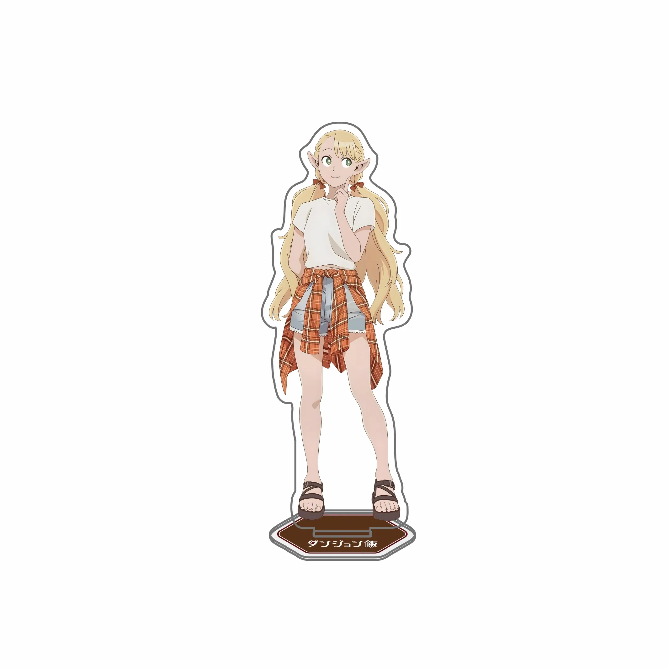 Anime Delicious in Dungeon Marcille 15cm Acrylic Stand Figure keychains Casual BBQ Style Anime Desk Display Ornament