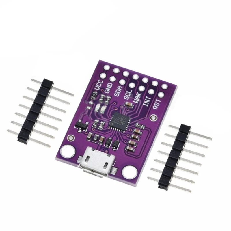 CP2112 USB-zu-Seriell-Adapter 2.0 USB-zu-I2C-Kommunikationsmodul-Evaluierungskit Sensormodul Multifunktionszubehör N2UB