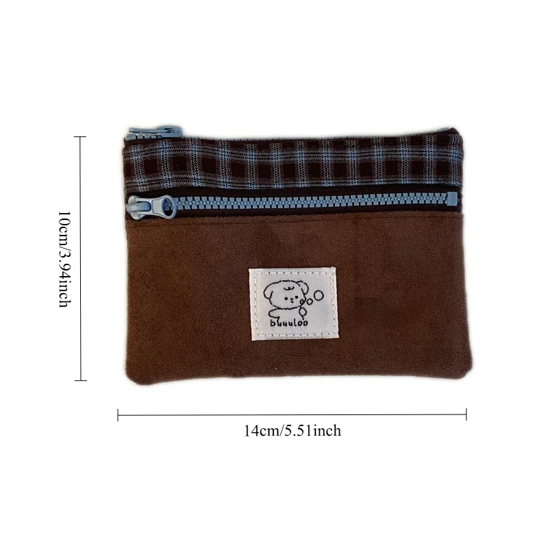 Zipper Coin Money Bag Earphone Organizer Bag Mini Wallet Purse Student Card Money Holder Case view 5