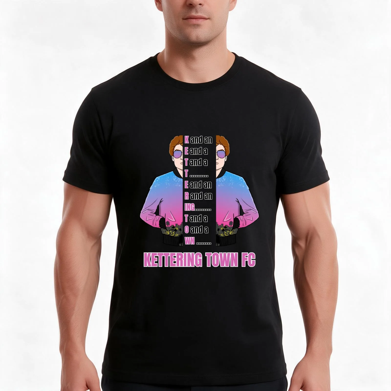 James Acaster - Kettering Town FC T-Shirt, Cool Short Sleeve T Shirt, Loose Casual Summer Unisex Top