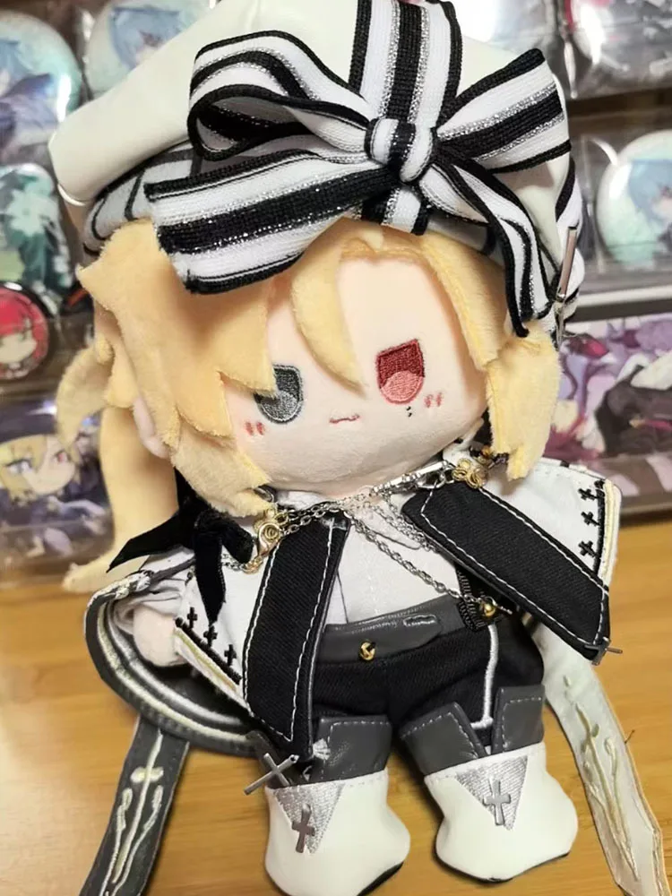 Peluche Zenless Zone Zero Hugo Vlad Cosplay 20cm, poupée mignonne habillée, vêtements en coton, jouet pour adultes et enfants, cadeau de noël