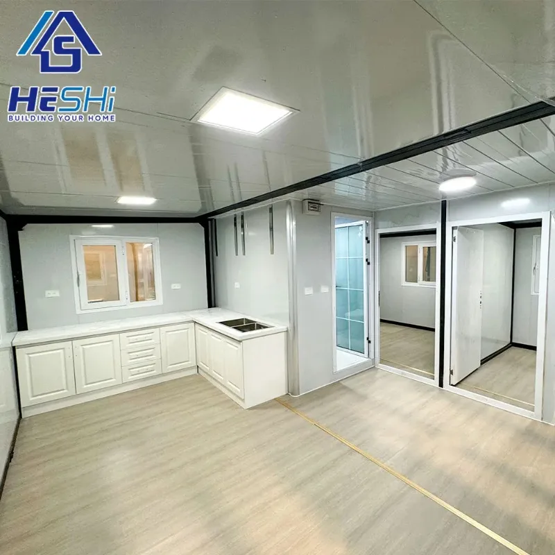 Easy to Build 40Ft 20Ft Prefab Luxury Mobile Container Expandable House 2 3 4 5 Bedroom Prefabricated Villa Portable Home