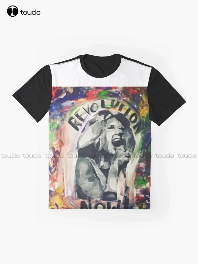 Revolution Now-Sylvia Rivera Graphic T-Shirt Aldult Teen Unisex Digital Printing Tee Shirts Christmas Gift S-6Xl Tshirt