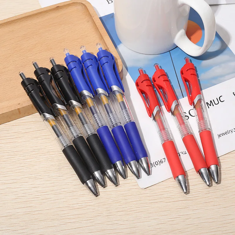 press pen press gel pen teacher Office red pen sign pen student stationery wholesale Glass fountain pen Glass pen