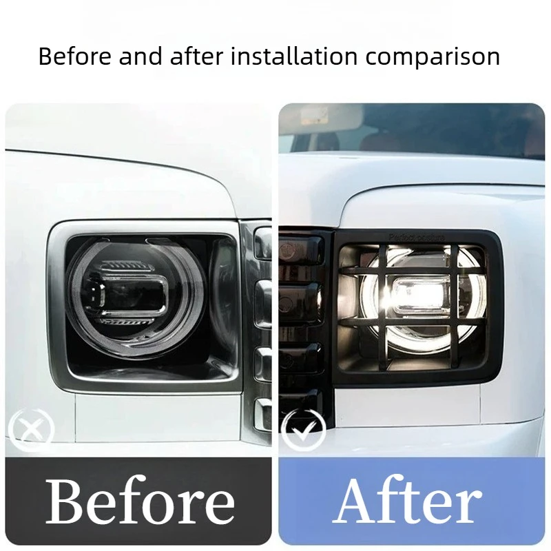 For 2024 Haval H9 Tail Light Cover Armor Style Rear Lamp Housing Full Coverage Protector Trim Exterior Modification Accessories