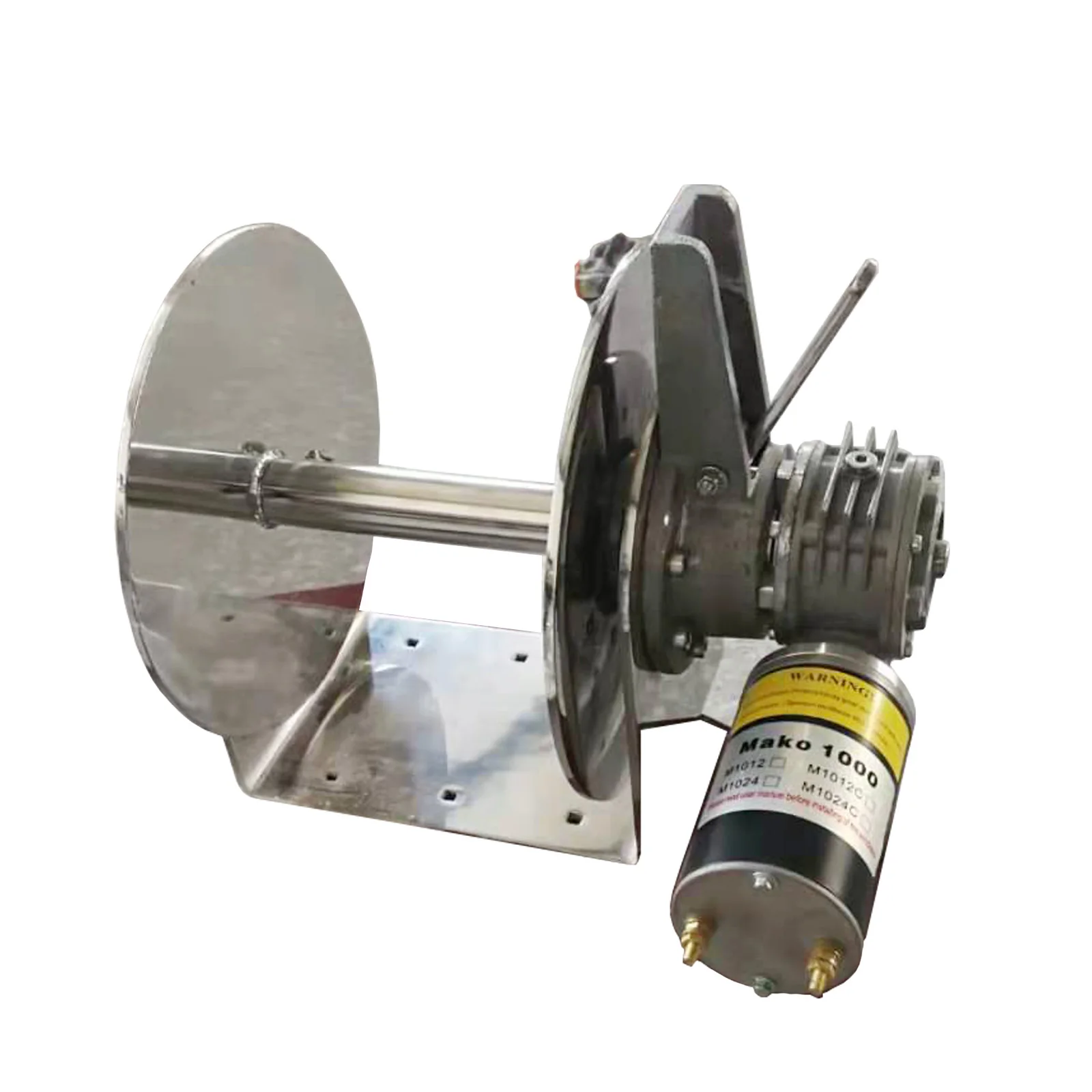 Marine Stainless Steel Yacht 1400W Electric Rope Winch Remote Drum Anchor Windlass
