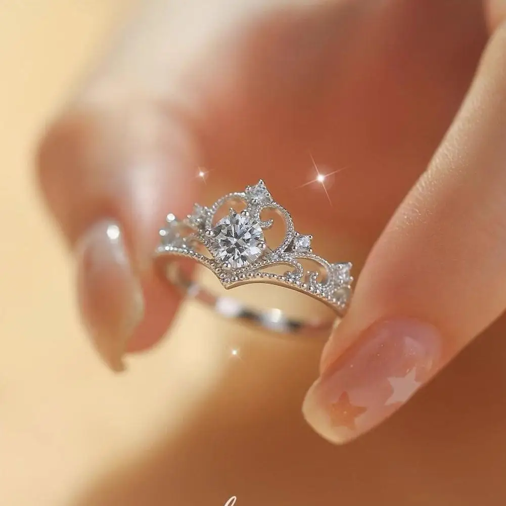 Prinzessin Hochzeit Offene Ins Stil Einfache Finger Einstellbare Geometrie Vintage Punk Ringe Unregelmäßige R3L4