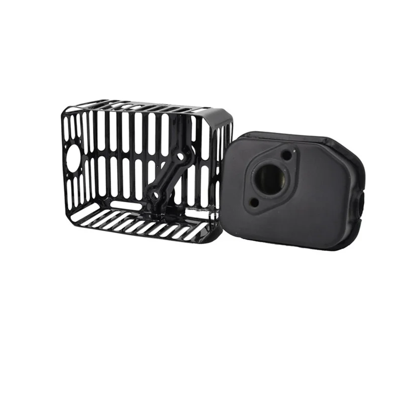 

GXV160 MUFFLER WITH COVER FOR HONDA GXV140 HR215 HRB215 HRC216 HRM215 EXHAUST PIPE MUFFER LAWM MOWER 8310 ZE7 013