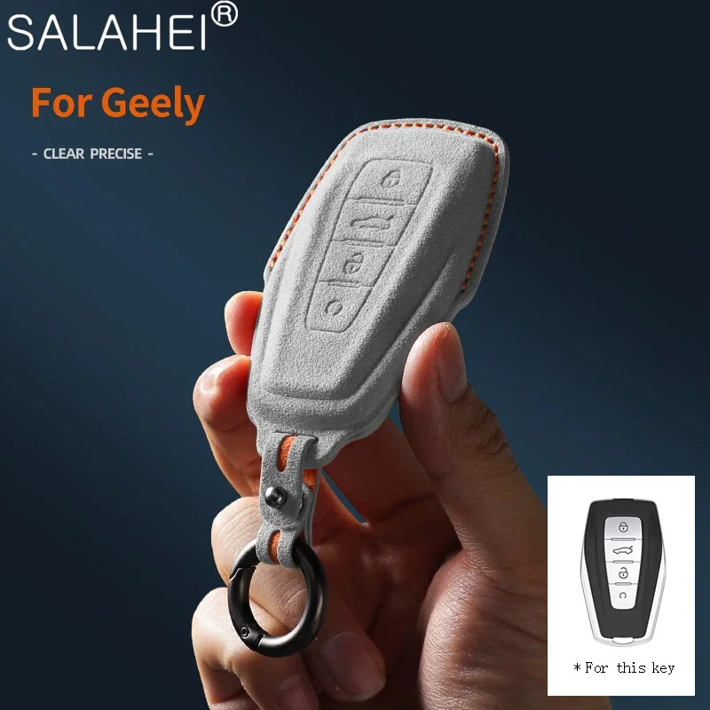 

Car Remote Key Case Cover Fob for Geely Coolray Atlas Boyue NL3 Emgrand X7 EX7 SUV GT GC9 Borui Auto Key Protection Holder Shell