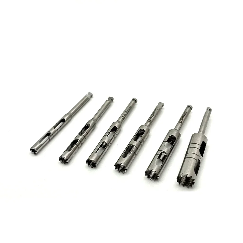

Dental Implant Long Trephine Bur Drills Kit Implant Long Trephine Bur Drills Surgical Instruments Dentist Tools