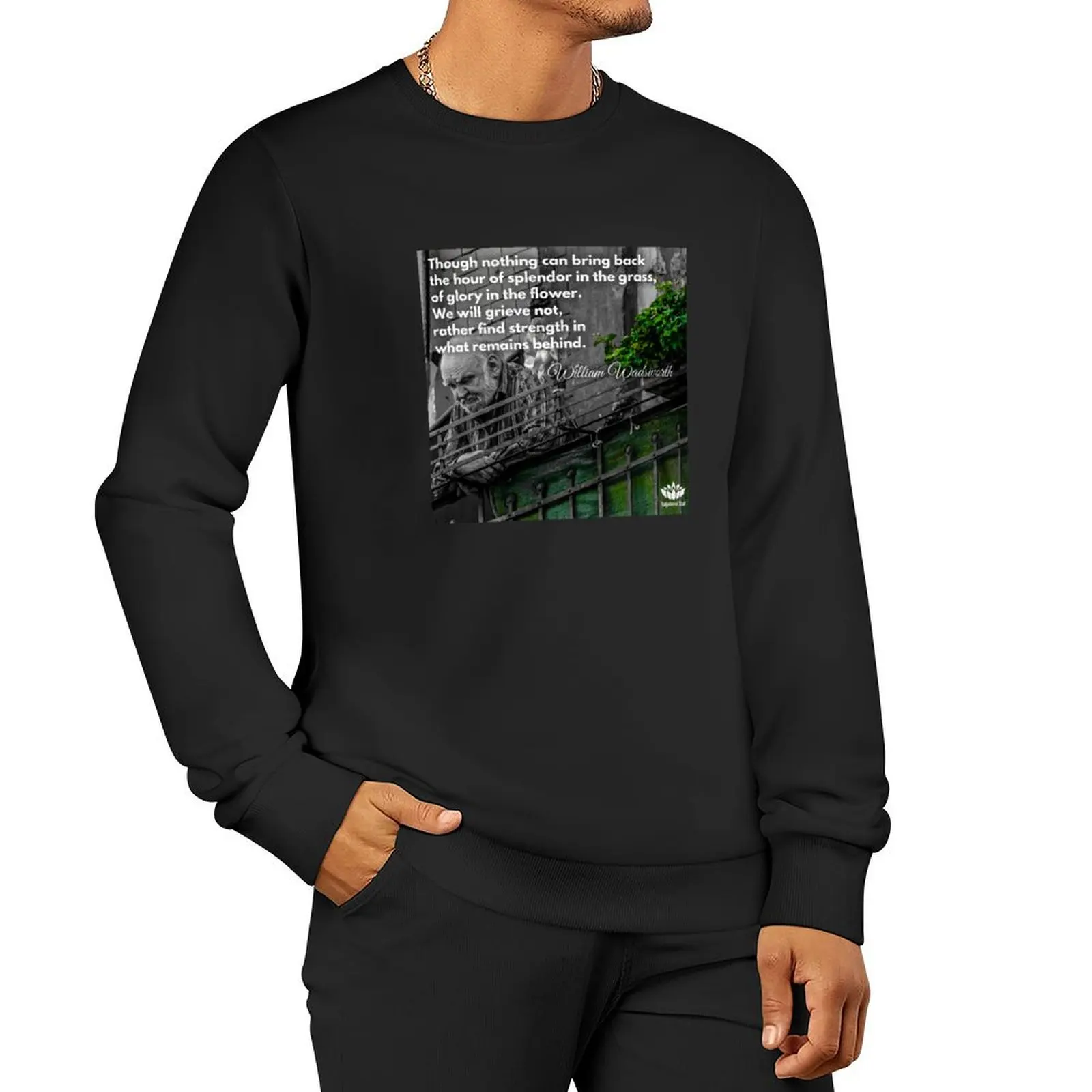 

Splendour in the Grass — Poem by William Wadsworth Pullover Hoodie autumn jacket men sweatshirt for men