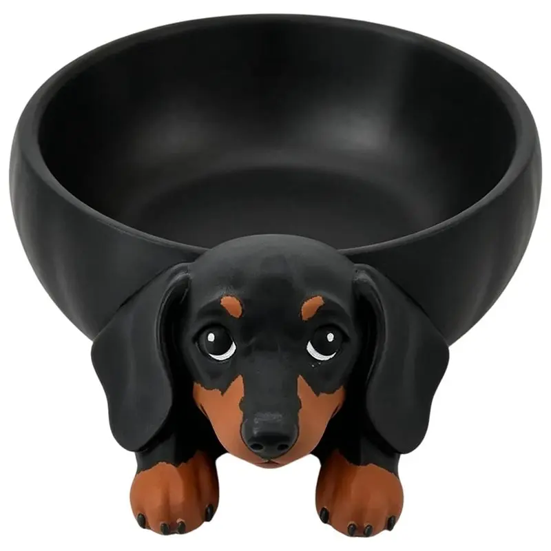 GYTB-Key Bowl Included Dachshund Catch All Tray, 3D Printed Resin Decorative Trinket Dish, Dachshunds Storage Tray