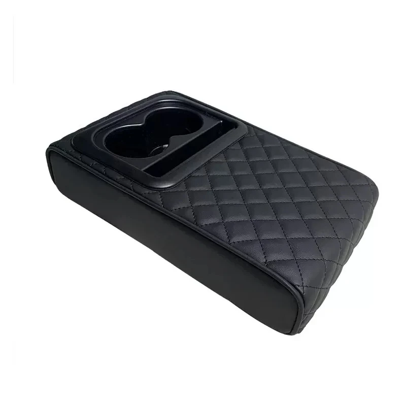 مسند ذراع السيارة العام صندوق الداعم وسادة مركز مسند الذراع وسادة مسند كوب الماء حامل صندوق تخزين لوازم السيارات