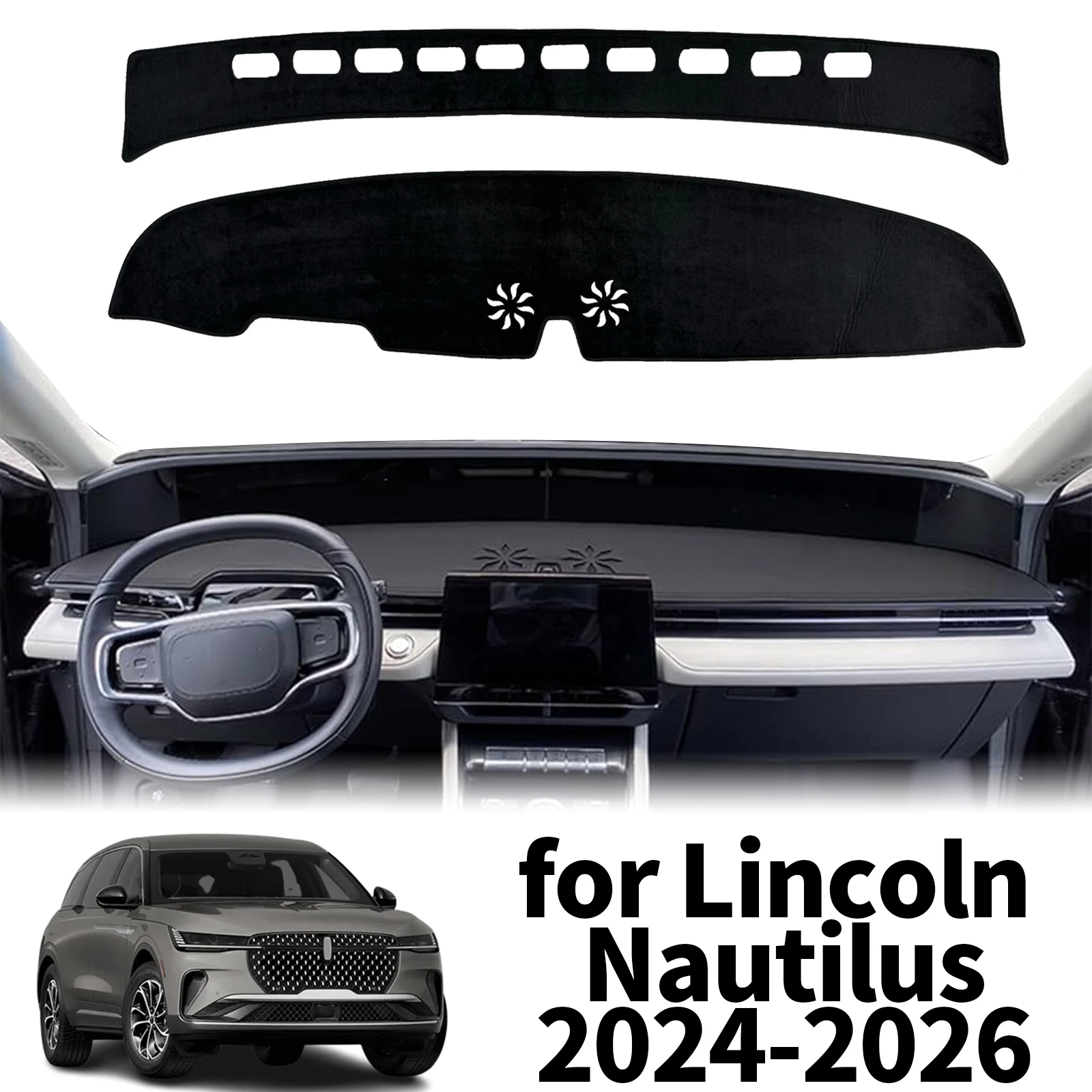 

fit for Lincoln Nautilus 2024 2025 2026 LHD Car Dashmat Dashboard Cover Pad Protective Carpet DashMat Sunshade Accessories