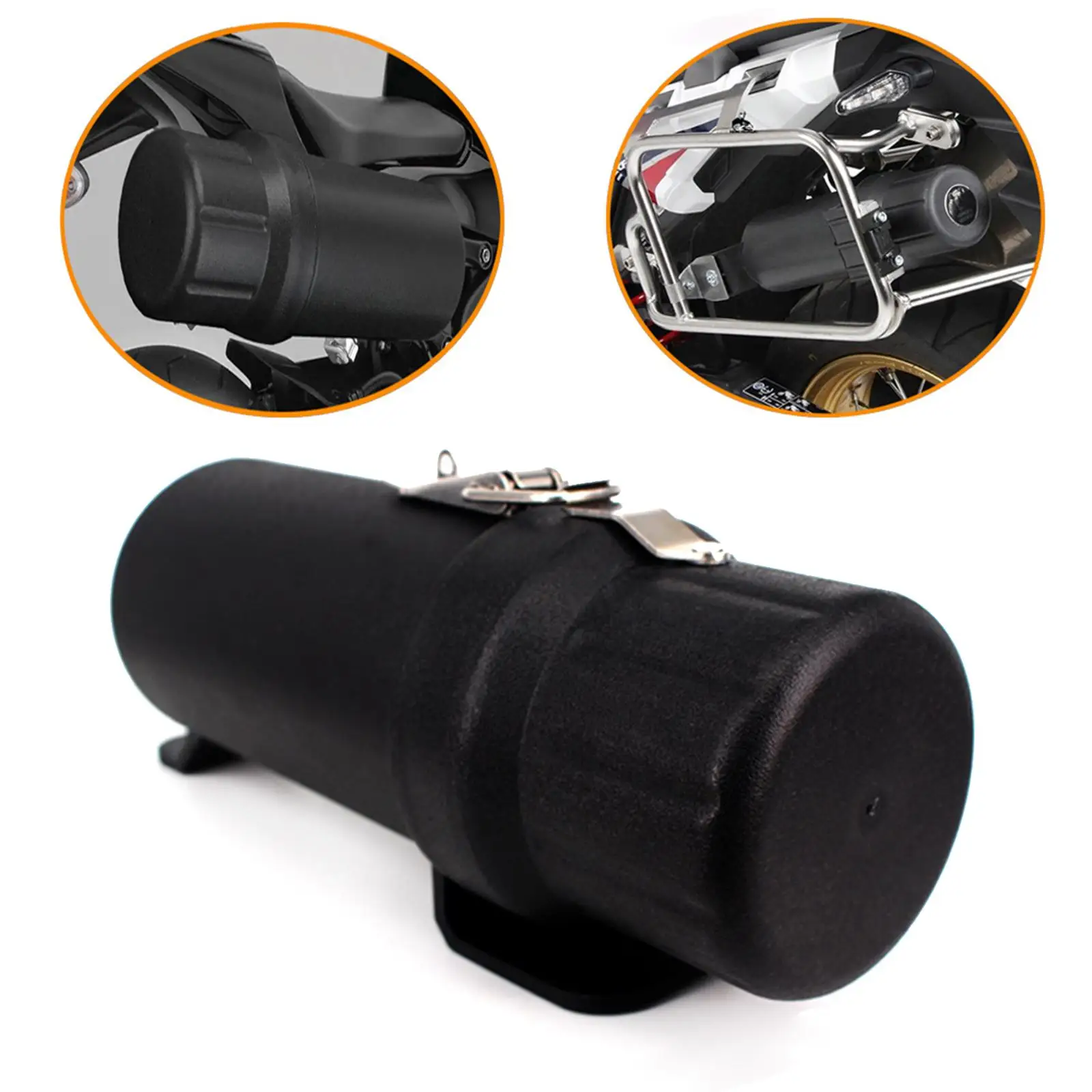 Portable Motorcycle Tool Box Roll Set PP Storage Tube for Tools Glove Raincoat for Motorbike Kit