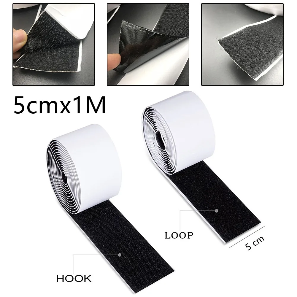 2pcs Guitar Effects Pedal Board Stickers 5cmx1M Loop Hook Surface-layer Pedalboard Tape Guitar Pedal Pasting Block Accessories