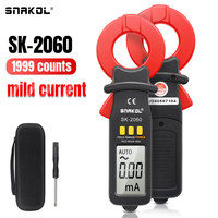SNAKOL 2060 Digital Clamp Meter Professional Leakage Current Test 20mA~60A Leakage Detection precision current 0.01A Auto Range