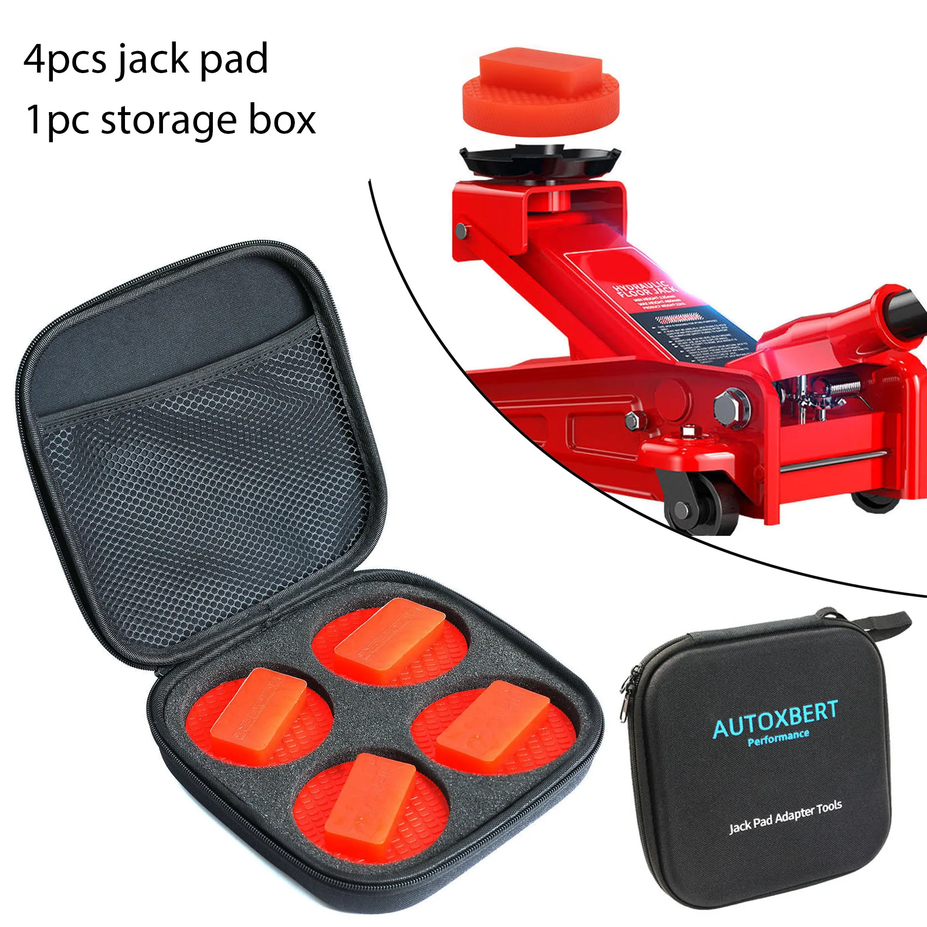 

4x Polyethylene Jack Pad Jacking Lift Adaptor For Mini Clubman Paceman Cooper R57 F55 F56 For BMW 1 3 5 X3 X5 E46 E90 E39 E60