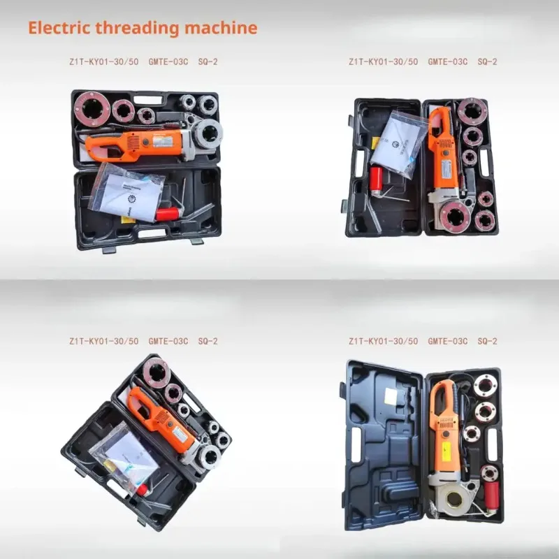 Industrial Portable Threading Machine, ZIT-KY01-50/30 Handheld Electric Unit for Galvanized Pipe Processing
