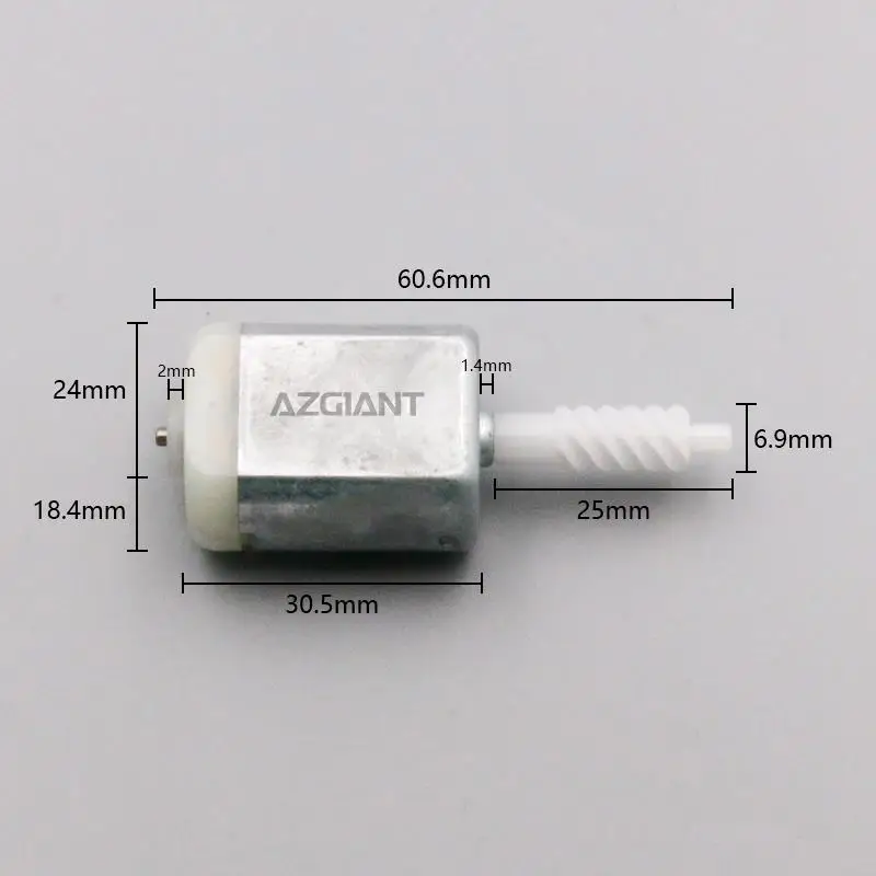 AZGIANT Fuel Tank Cap Lock Motor for Hyundai Azera/Genesis/Santa Fe/Sonata Series Replacement OEM High Torque Ultra Durable