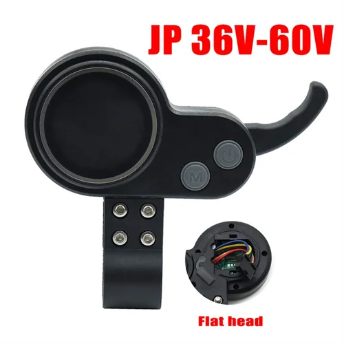 Imagen 2 del producto Para JP Display 36V-60V Controlador sin escobillas de motor Panel de pantalla LCD Acelerador de pulgar para scooter eléctrico FLJ T11 T113,B