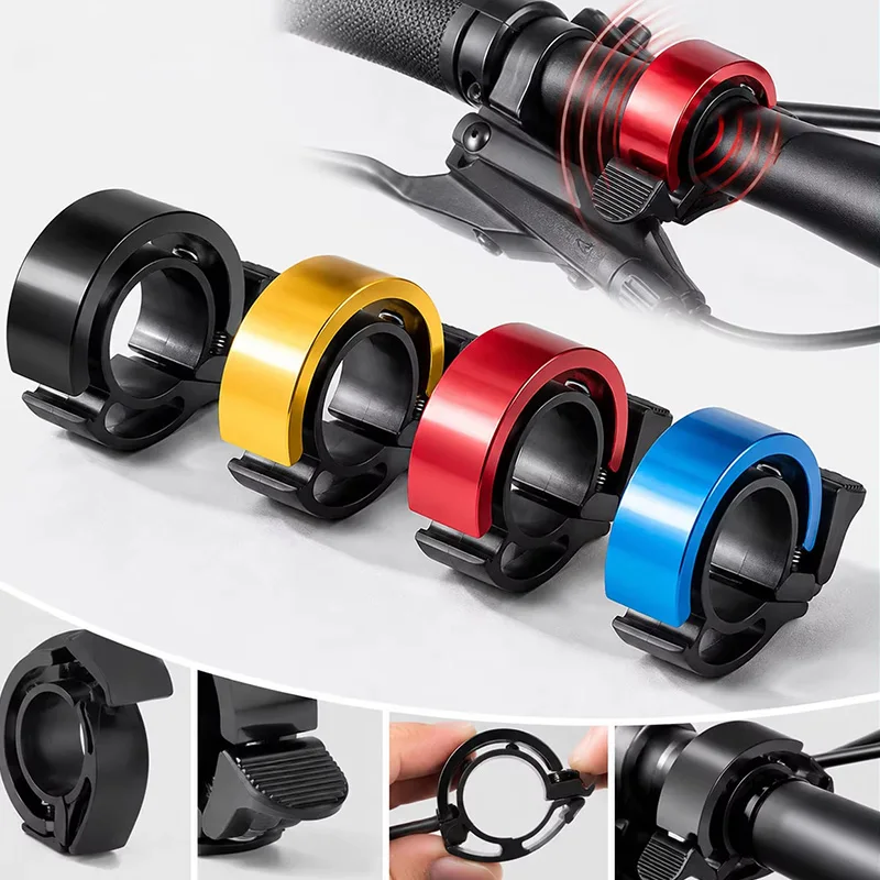 Super Loud Bicycle Bell Universal MTB Handlebar Bicycle Horn Safety Warning Alarm Invisible Horn Riding Equipment Accessories