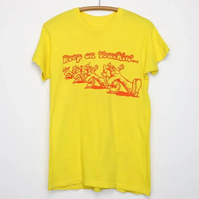 1970s Robert Crumb Keep On Truckin T Shirt All size S 4XL BO914