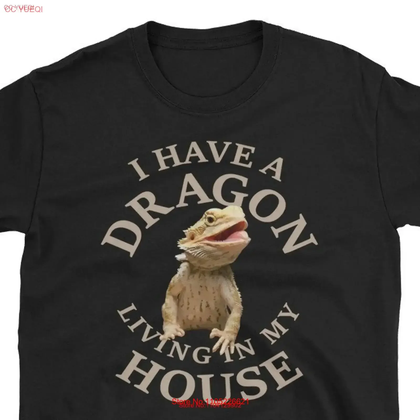 Camiseta de Dragón Barbudo, Lagarto Reptil Pogona Barbata, Estilo Vintage, Lavada, Elástica, Casual, Elegante, Cómoda, Versátil para Hombre