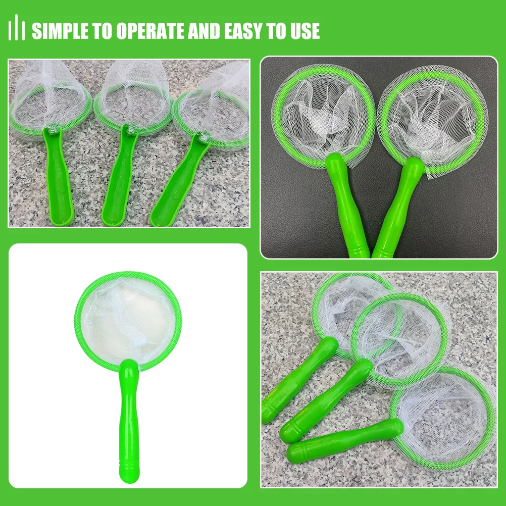 12 قطعة من شبكة صيد حمام الأطفال البلاستيكية خفيفة الوزن لحمام السباحة ومياه الاستحمام ولعب شبكات الصيد للأطفال #5