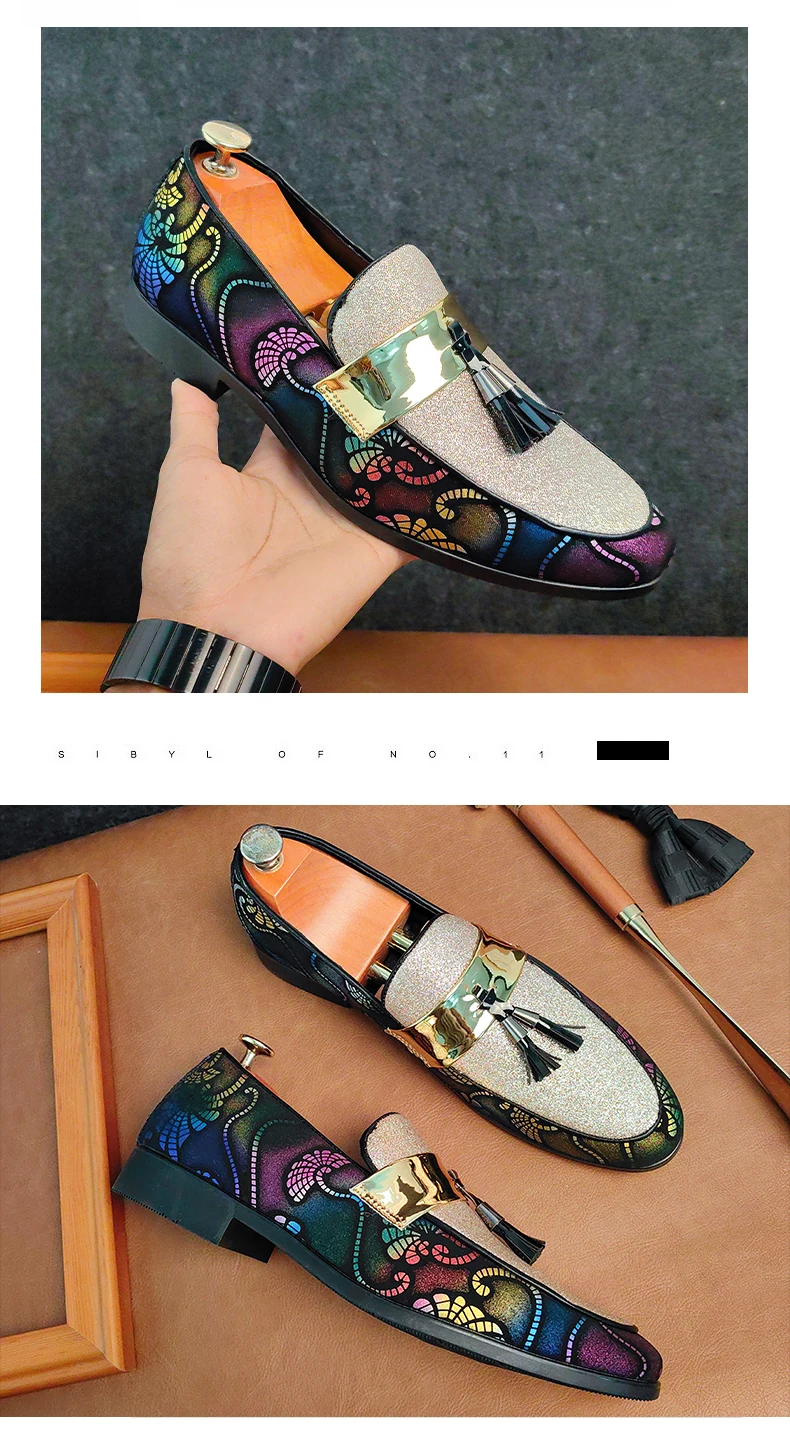 Neue Bunte Männer Casual Schuhe Mode Marke Faulenzer Herren Turnschuhe Atmungsaktive Schuhe Mischfarben Wandern Männlichen Wohnungen Plus Größe – Detail 11