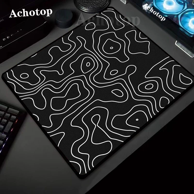 Imagem -03 - Controle Mouse Pad Computador Mousepad pc Gamer Mause Tapete High-grade Esteira de Mesa Tapete do Rato do Jogo Arte Negra Profissional