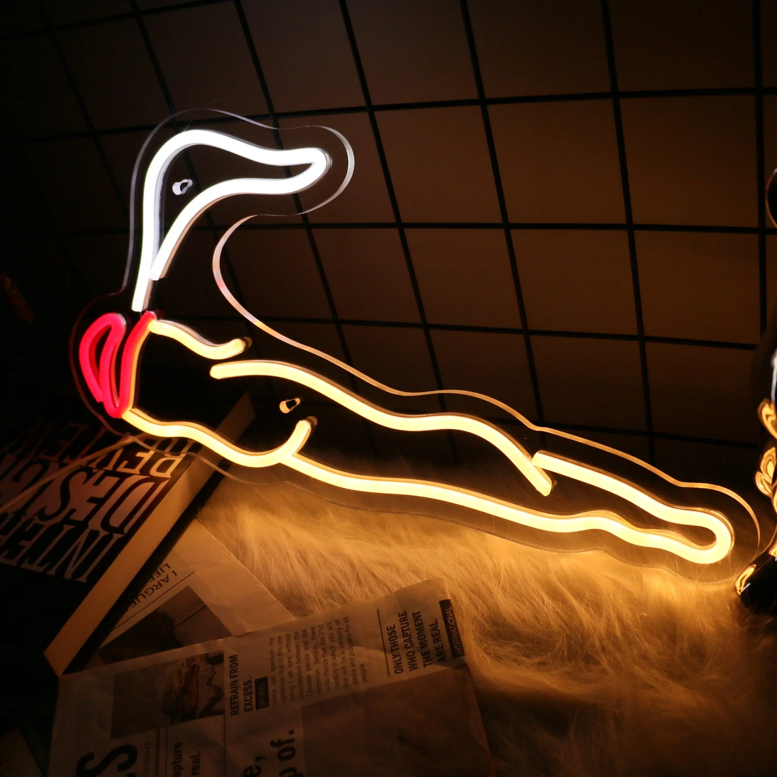 UponRay Led Neon Sign, per la decorazione della parete luce notturna unica per ragazzi Stoner regali soggiorno camera da letto negozio Hotel Bar forniture per feste