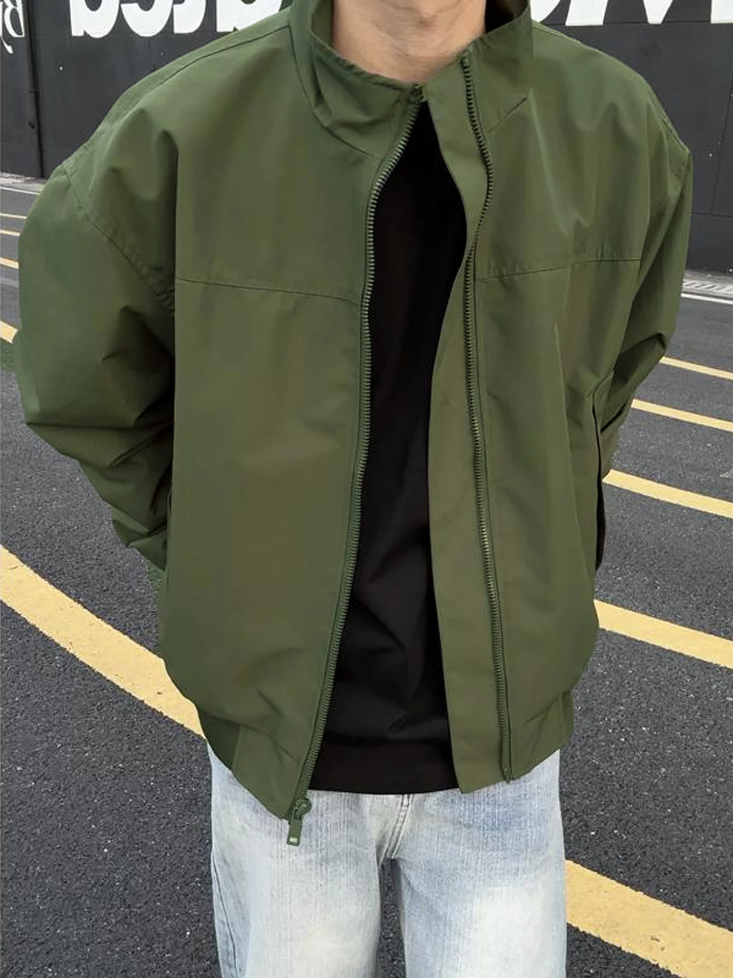 

Military een ort Workwear Jaet Men's Autumn Hard Sle Tee-Proof Stand Collar Coat American Trendy Brand Jaet