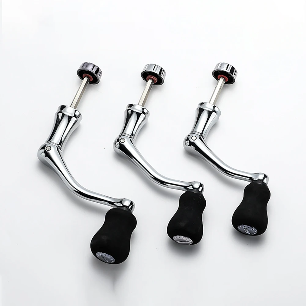 Foldable Metal Fishing Reel Handle Spinner Swivel Grip For 4000-6000 Repair Parts Fishing TacklewwwAccessories
