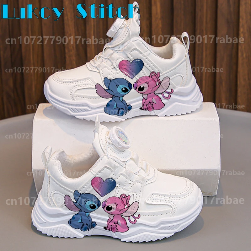 

Рождественский подарок с принтом Stitch Little Monster Молодежные студенческие кроссовки для мальчиков и девочек Простые спортивные кроссовки