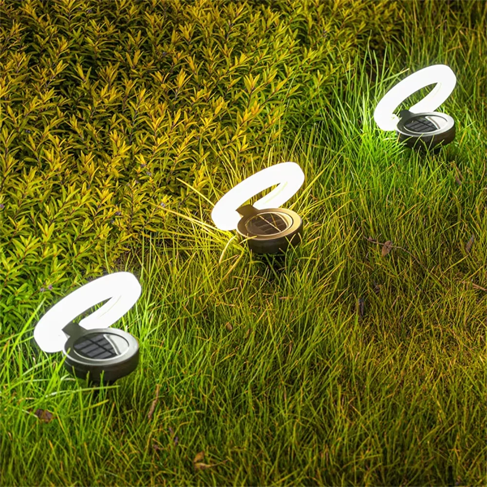 

1/4Pack Solar Powered LED Outdoor Lights Waterproof Warm White Atmosphere Lighting for Garden Fence Lawn Porch Walkway Decor