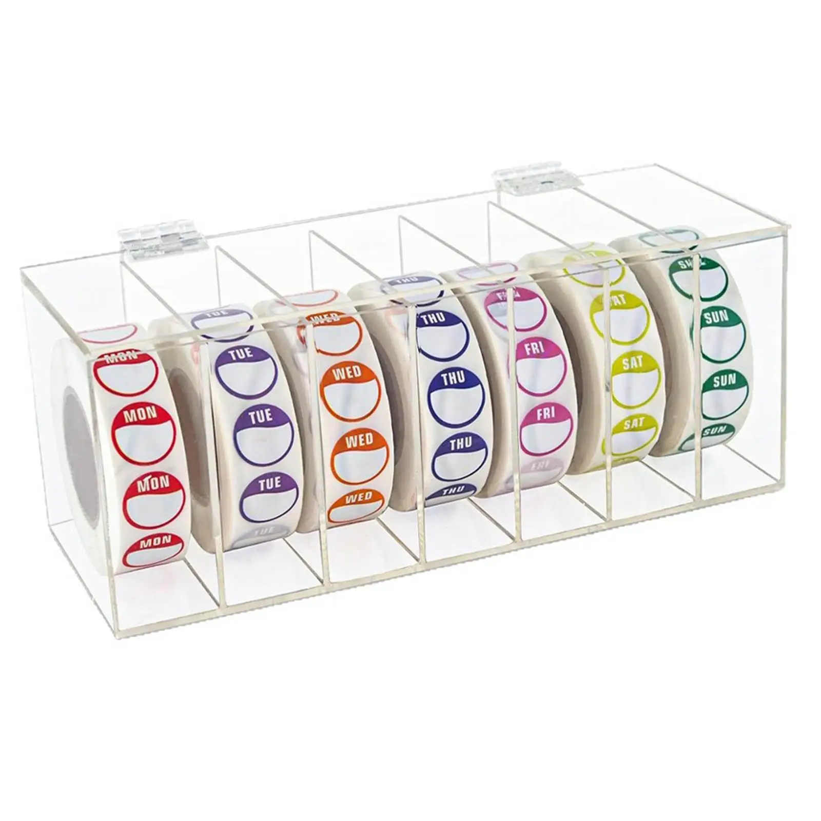 Sticker Dispenser Sturdy Label Roll Holder for Office Retail Store Warehouse