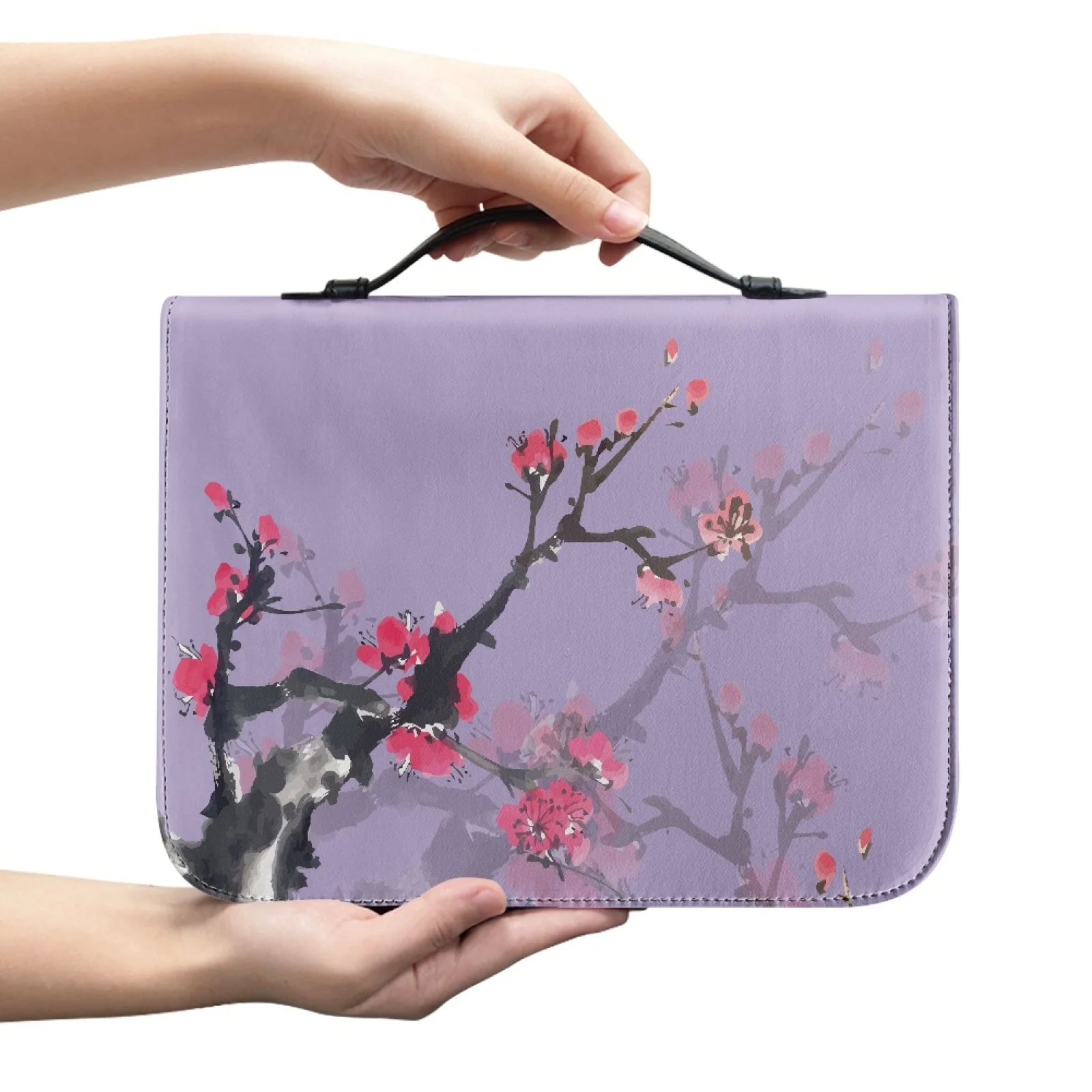 XIXIRIMIDO Plum Blossom Print Waterproof Bible Book Cover for Men Protective Bible Bags 2026 Trending