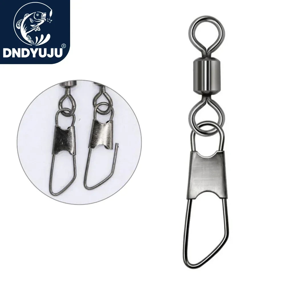 DNDYUJU Conector señuelo pesca Pin A acero inoxidable giratorio carpa