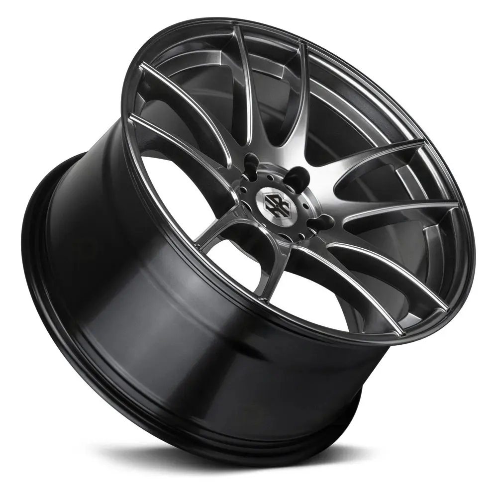 Forged Aluminum WheelsNew H.R-TECH 100mm Racing Forged Aluminum Alloy Wheels Concave Design Lightweight 5x120 35mm/45mm ET Optio