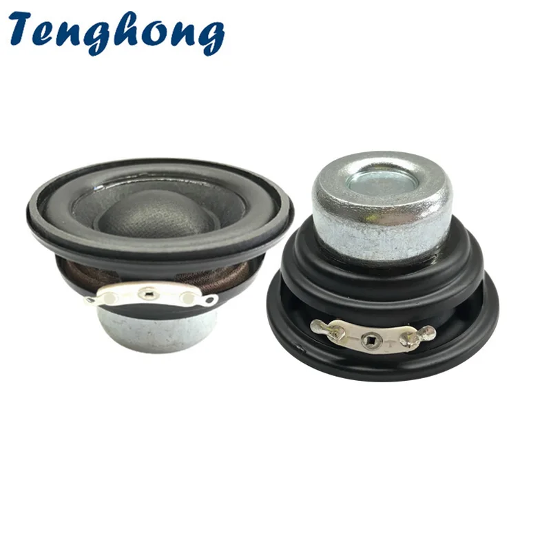 

Tenghong 2 шт. 2-дюймовый мини-сабвуфер 52 мм 20-ядерные Bluetooth-колонки 4/8 Ом 10 Вт портативный аудио басовый динамик для робота-динамика