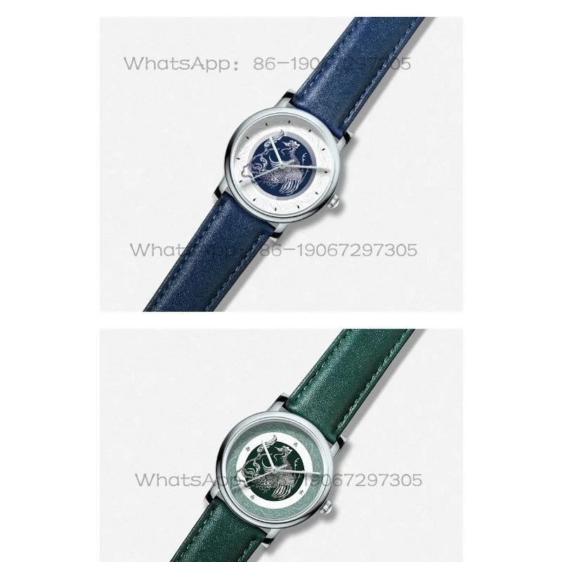 Original Chinese Style Creative Hand-painted Watch for Men and Women