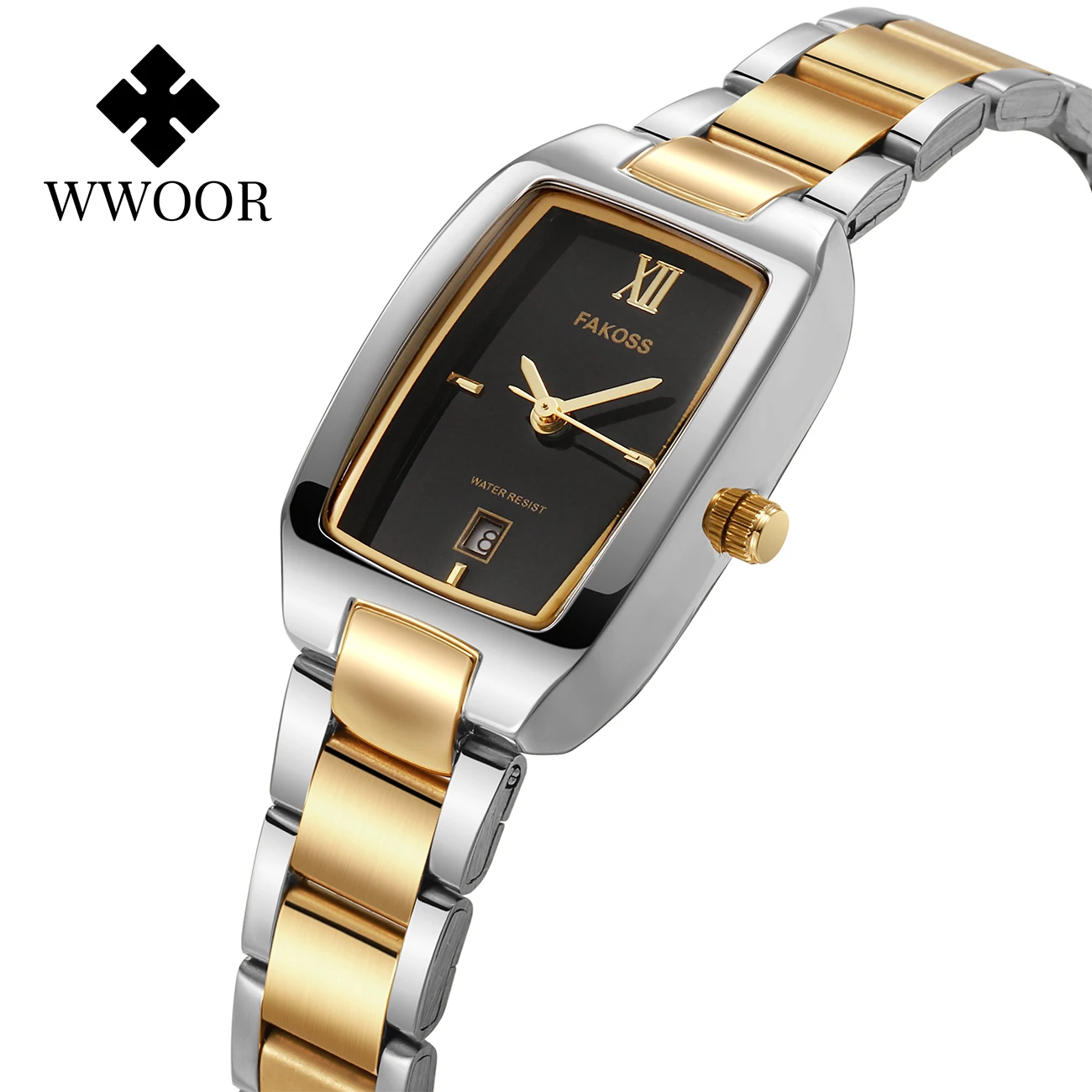 WWOOR Women Watches Luxury Waterproof Ladies Small Dress Watch Fashion Stainless Steel Woman Quartz Wristwatch Relogio Feminino