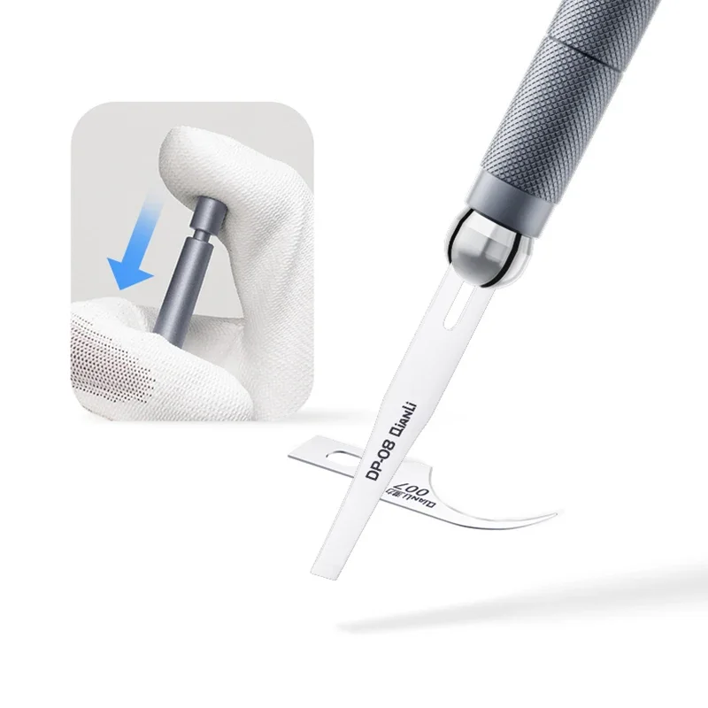 Smartphone Motherboard Repair 013 Quick Install Auto-clamp Aluminum Cutter Handle For Below 6mm Engraving Blades