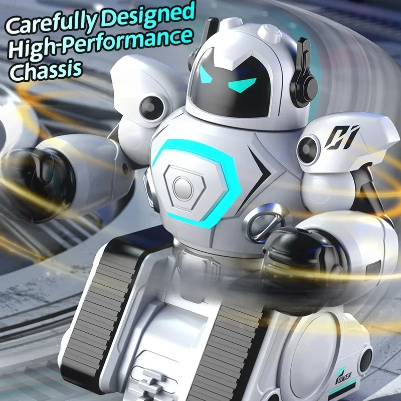R30 Remote Control Robot Boxing Soccer Fighting Robot For Two Parent-child Interactive DIY Boxing Fighting Robot Children Toy