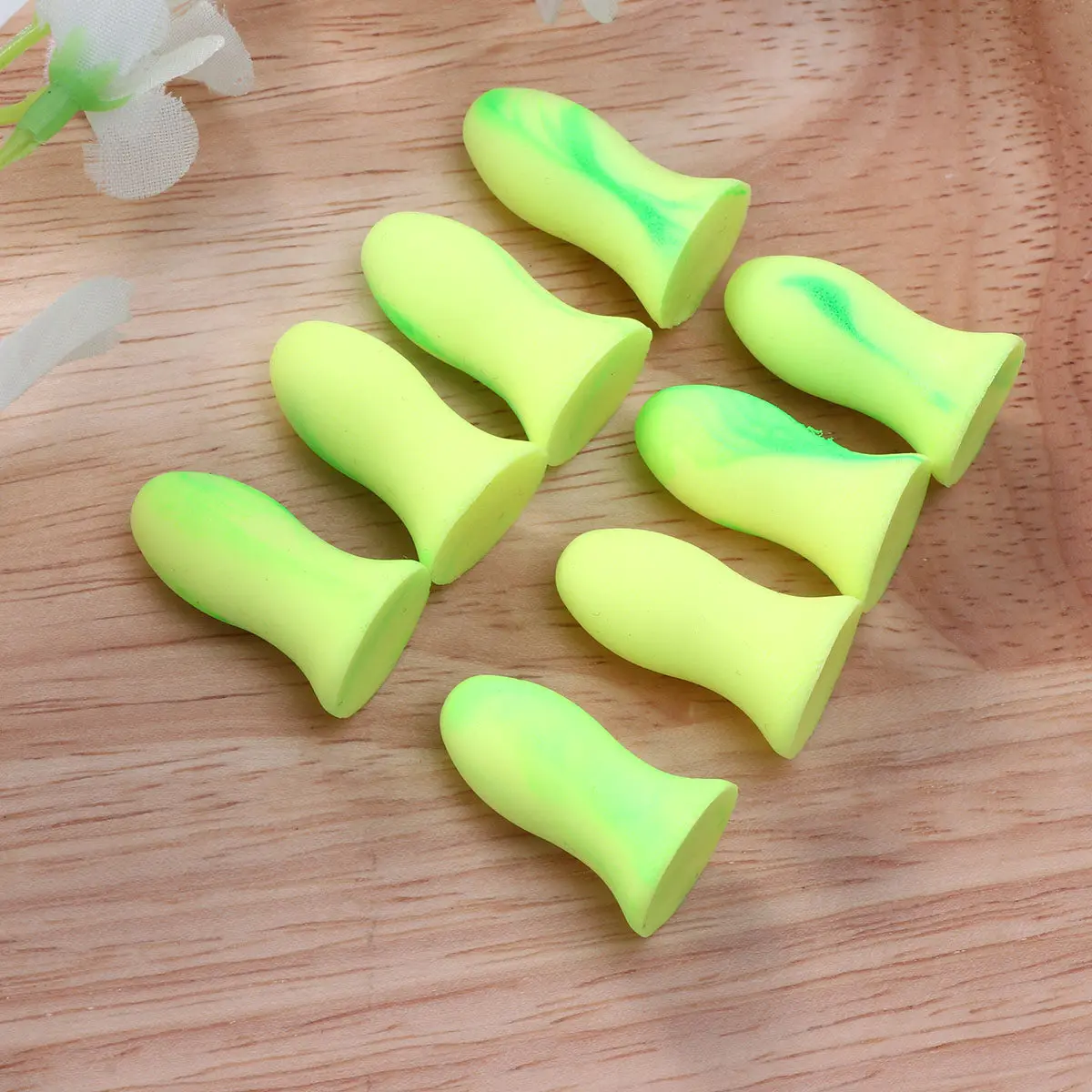 4Pairs Sleeping Ear Plugs High Performance Noise Cancelling Soft Slow Recovery Foam for Office Study Travel Hearing