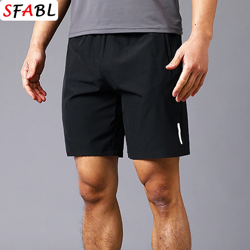 Summer New Casual Beach Shorts Elastic Closure Men's Board Shorts with Zipper Pockets Quick Dry Workout Short Pants Male Jogging