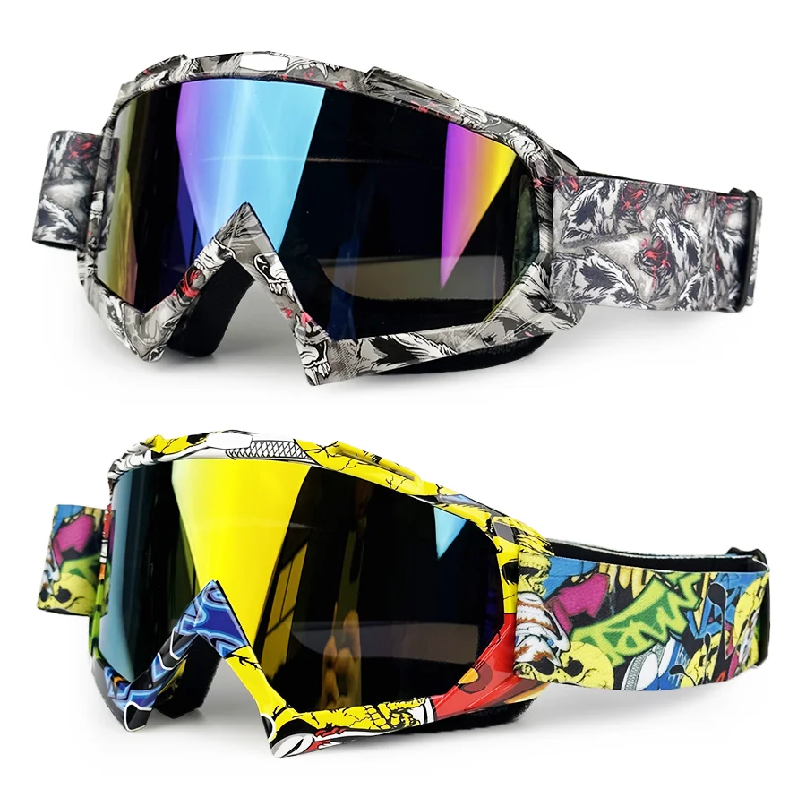 Gafas de carreras de Motocross para deportes al aire libre, gafas todoterreno, MTB, ATV, accesorios para casco de ciclismo