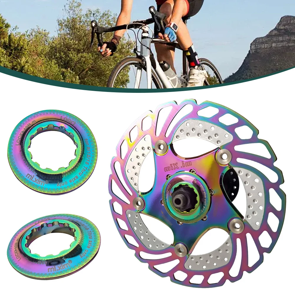 MTB الطريق دراجة كاسيت غطاء قفل حلقة سبائك الألومنيوم MTB الطريق الدراجة مركز قفل حلقة غطاء دراجة الأوسط قفل القرص قفل غطاء